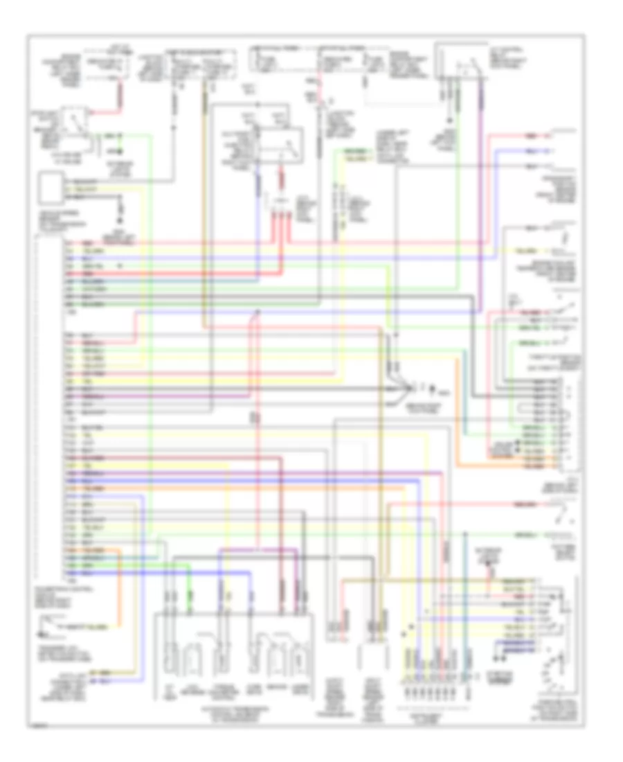 A T Wiring Diagram for Mitsubishi Montero Sport Limited 1999