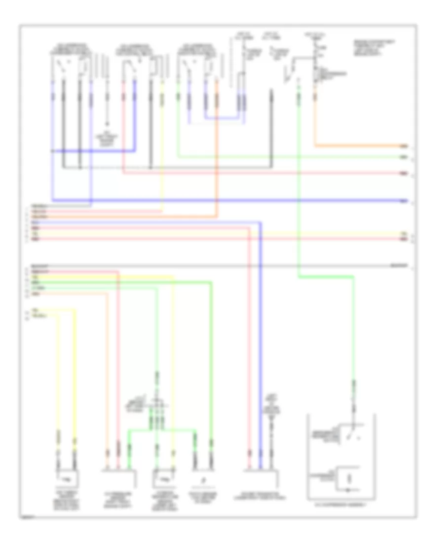 Automatic AC Wiring Diagram, Except Evolution (2 of 3) for Mitsubishi Lancer DE 2008
