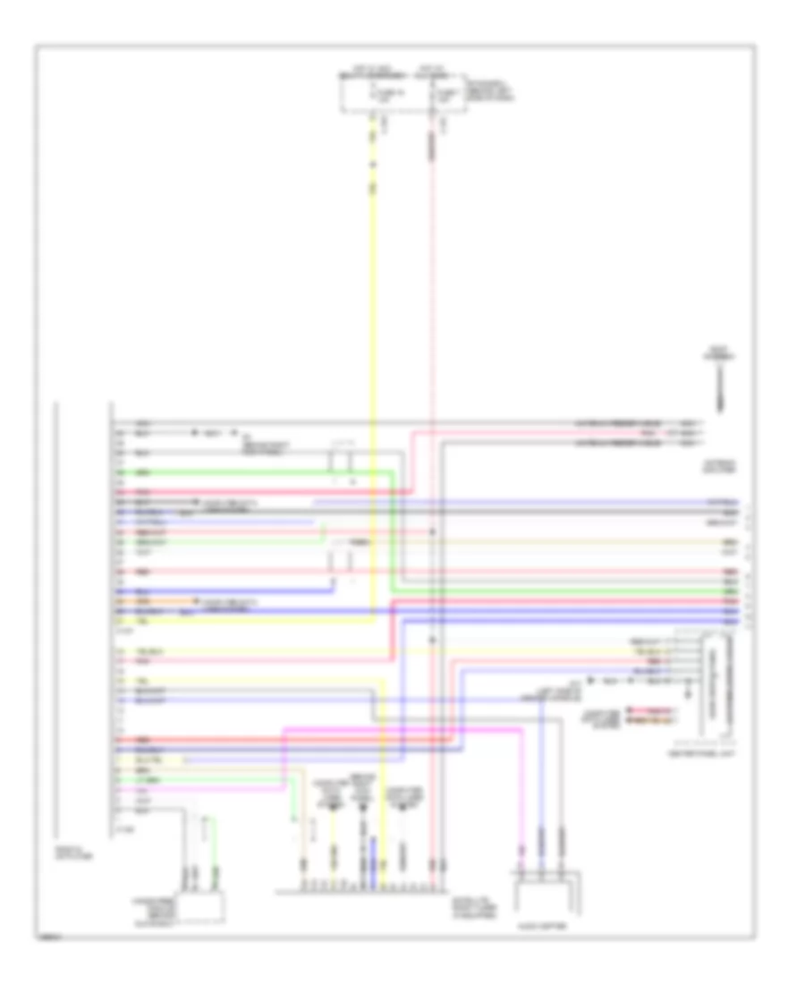 Radio Wiring Diagram Evolution without Multi Communication System with Amplifier 1 of 2 for Mitsubishi Lancer DE 2008