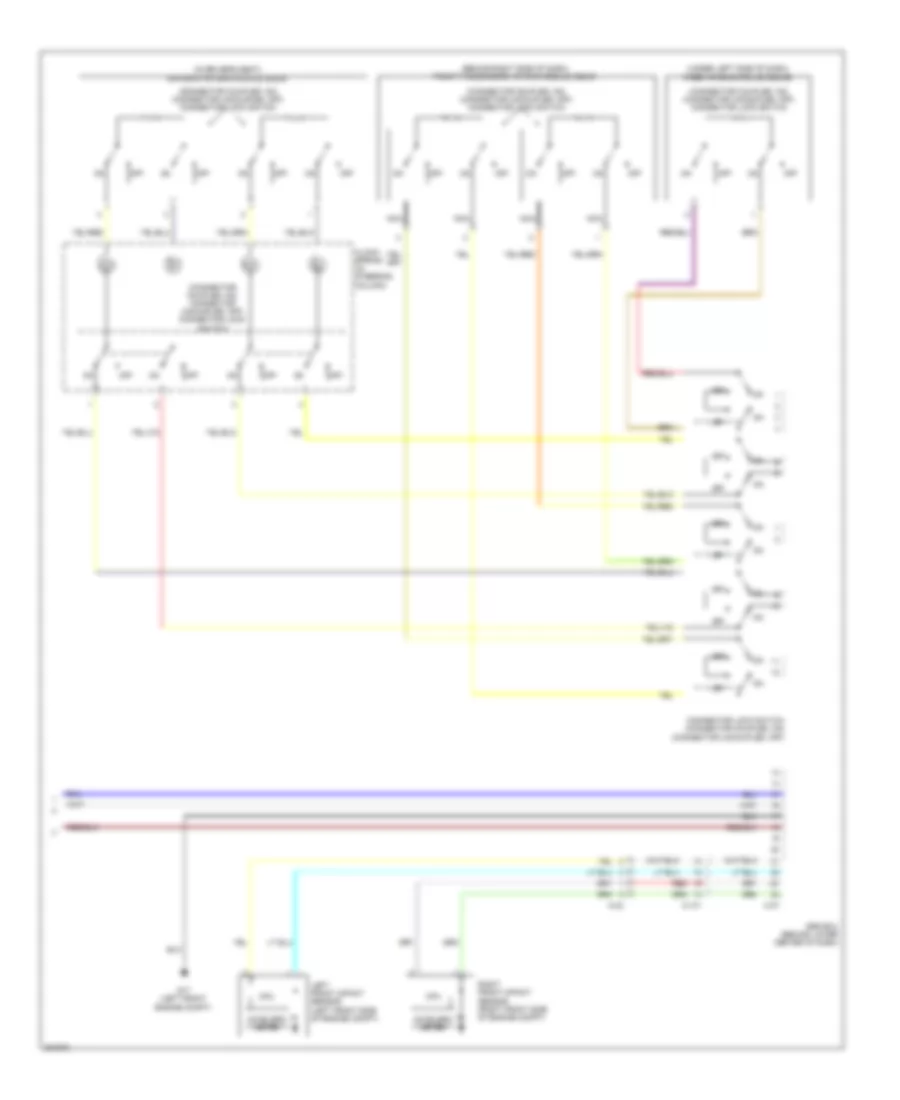 Supplemental Restraints Wiring Diagram Evolution 4 of 4 for Mitsubishi Lancer Evolution GSR 2012