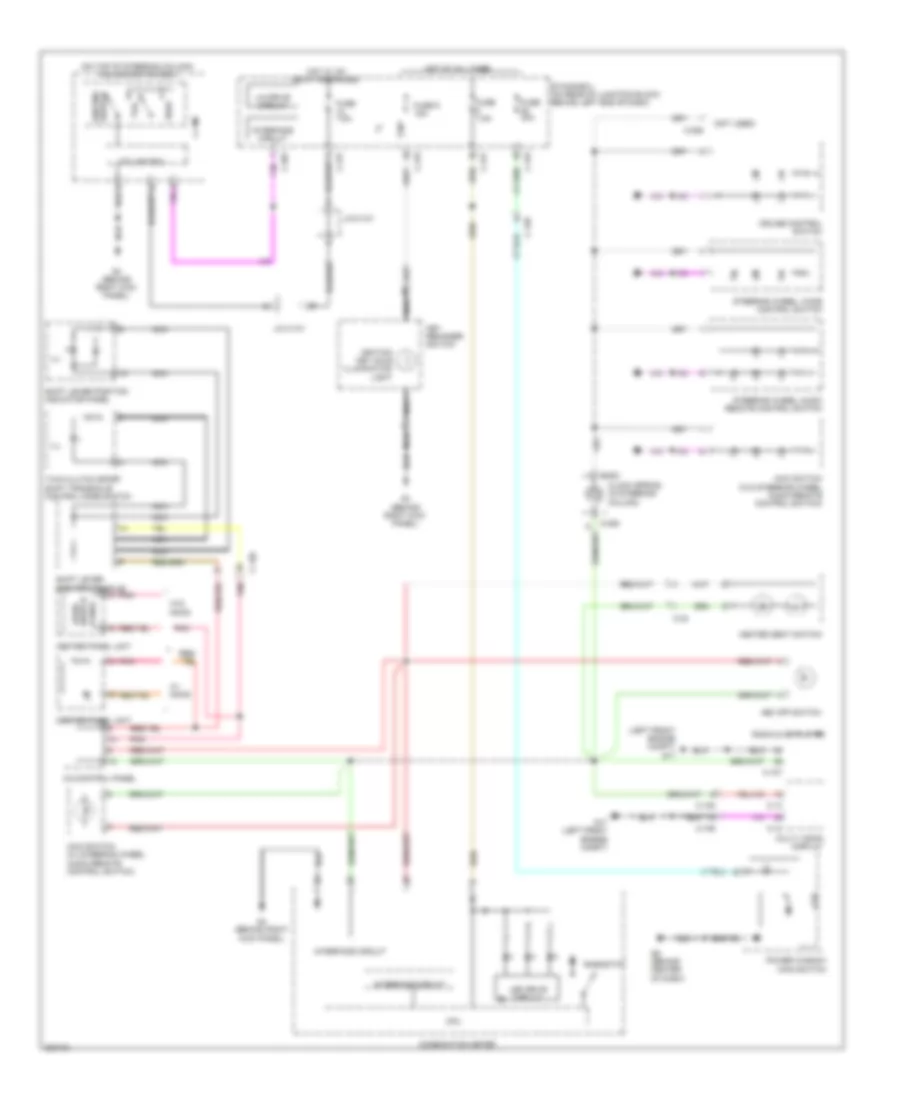 Instrument Illumination Wiring Diagram, Evolution for Mitsubishi Lancer Evolution GSR 2012
