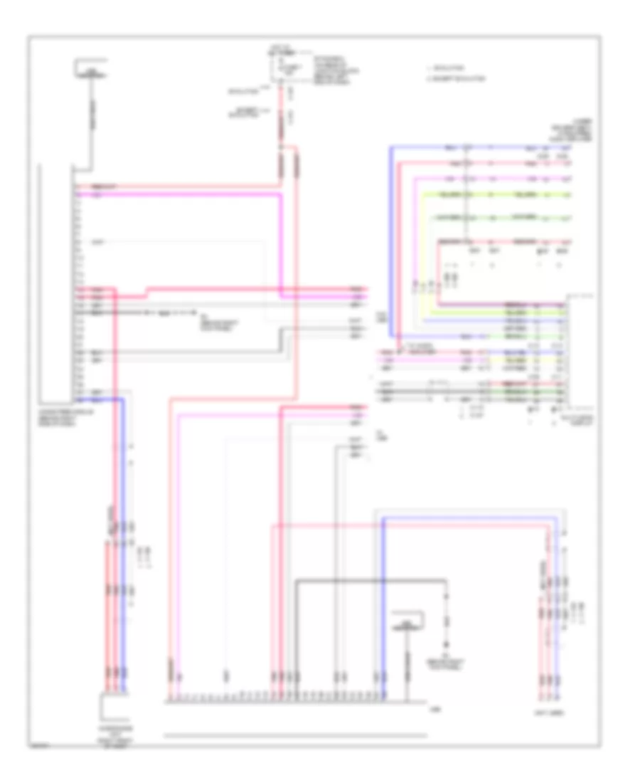 Hands Free Module Wiring Diagram with Multi Communication System for Mitsubishi Lancer Evolution GSR 2012