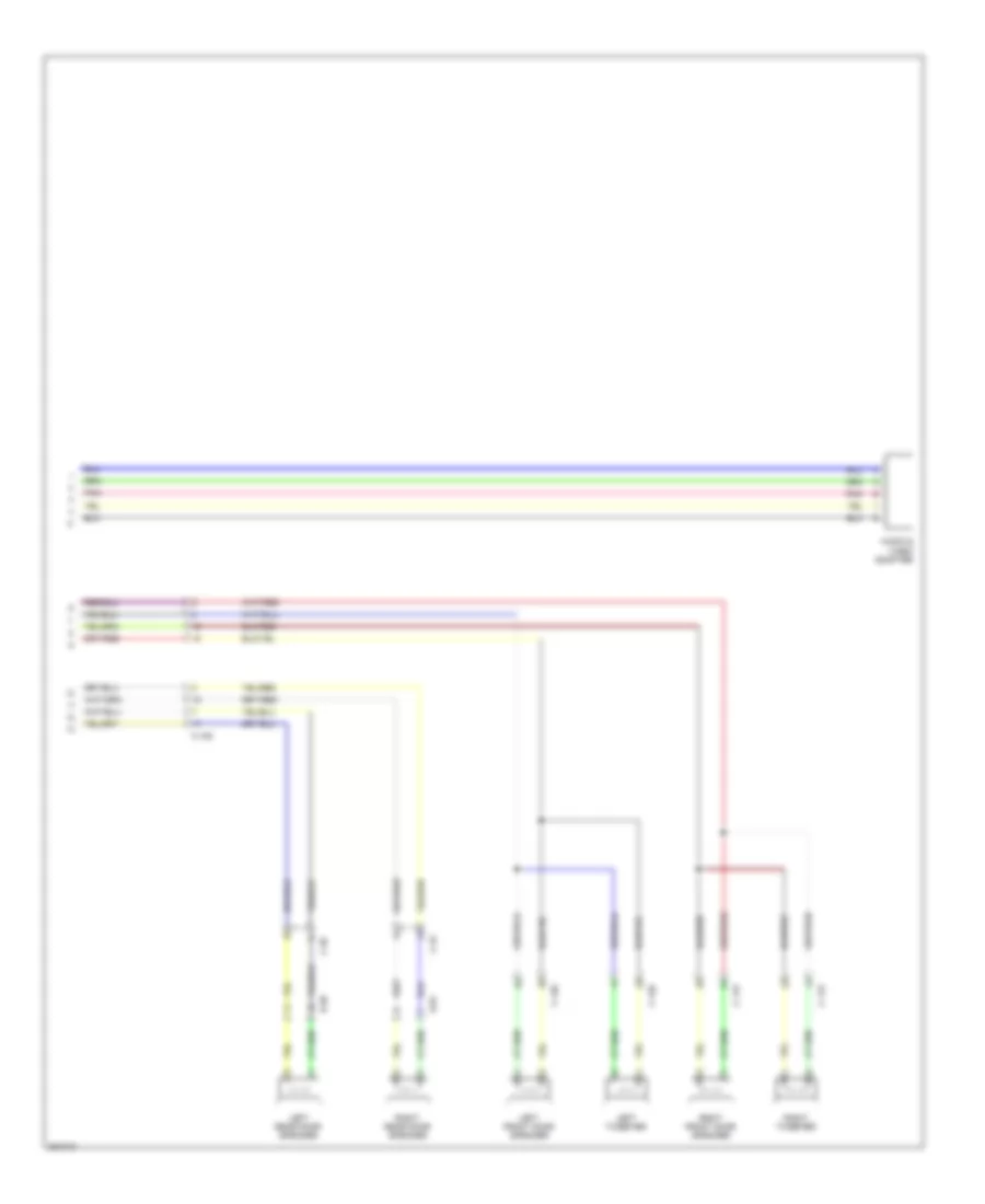 Navigation Wiring Diagram, Except Evolution without Amplifier (3 of 3) for Mitsubishi Lancer Evolution GSR 2012