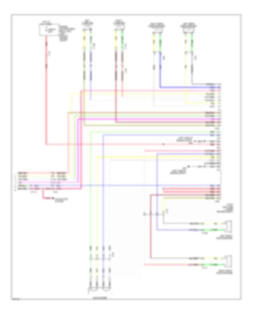 Radio Wiring Diagram, Evolution with Multi-Communication System (3 of 3) for Mitsubishi Lancer Evolution GSR 2012
