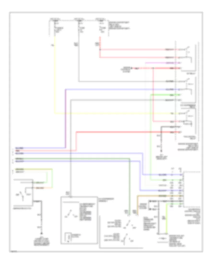 2.4L, Manual AC Wiring Diagram (2 of 2) for Mitsubishi Eclipse GS 2004