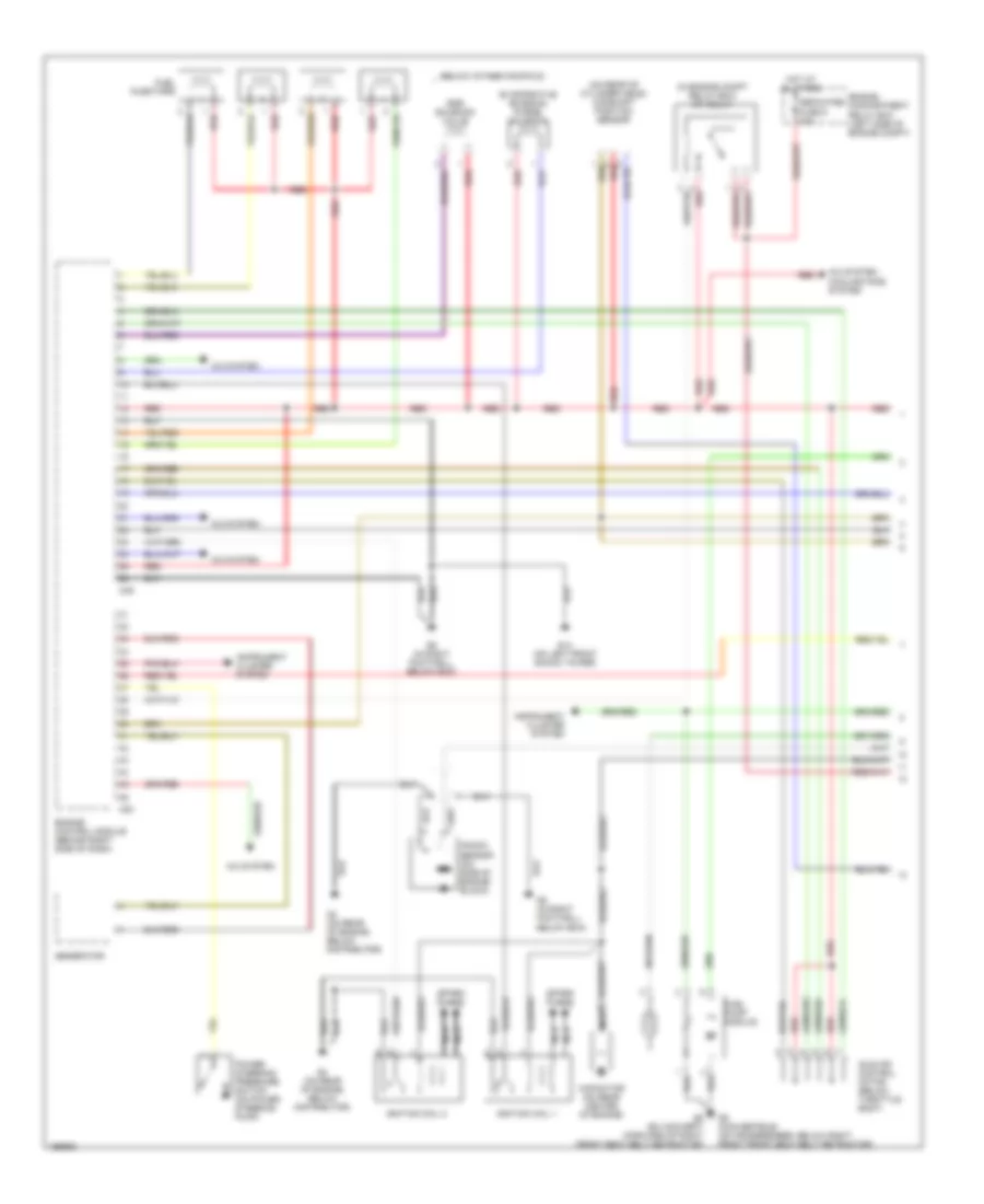 2 4L Engine Performance Wiring Diagram with M T 1 of 2 for Mitsubishi Eclipse GS 2004