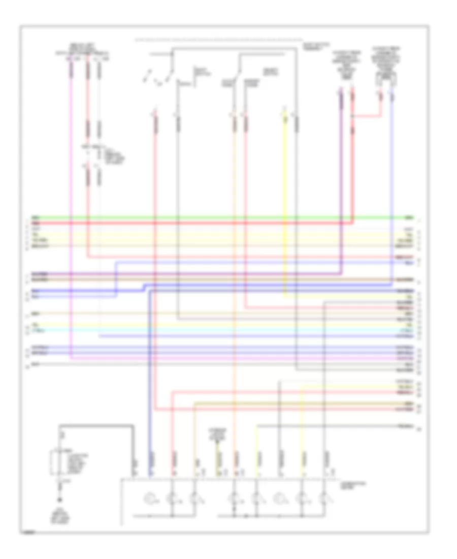 3.0L, Engine Performance Wiring Diagram, with AT (3 of 4) for Mitsubishi Eclipse GS 2004