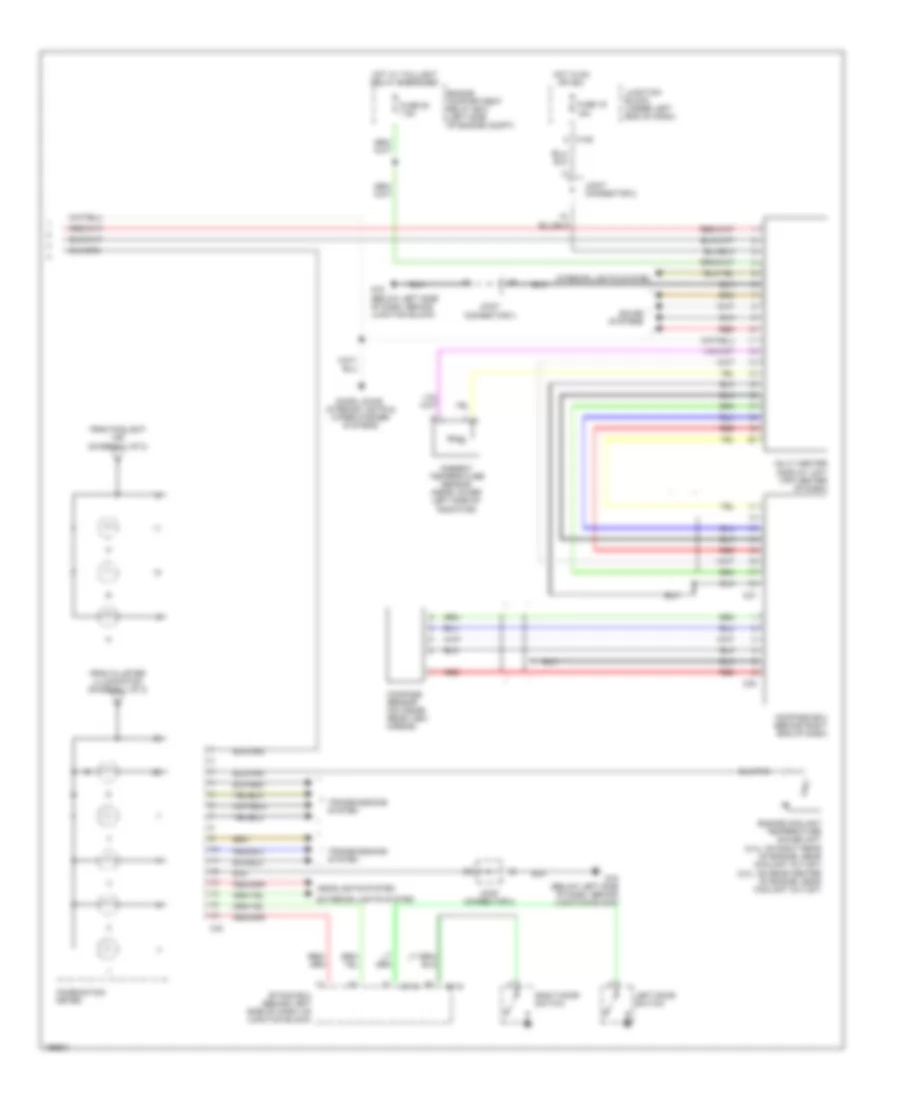 Instrument Cluster Wiring Diagram 2 of 2 for Mitsubishi Eclipse GS 2004