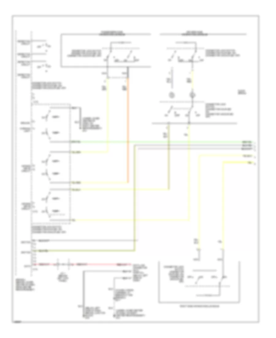Supplemental Restraints Wiring Diagram with Side Airbag 1 of 2 for Mitsubishi Eclipse GS 2004