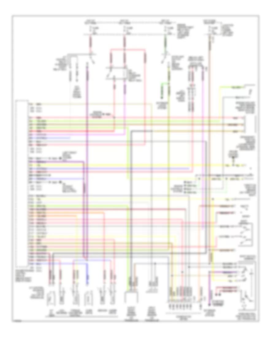A T Wiring Diagram with Sportronic for Mitsubishi Eclipse GS 2004