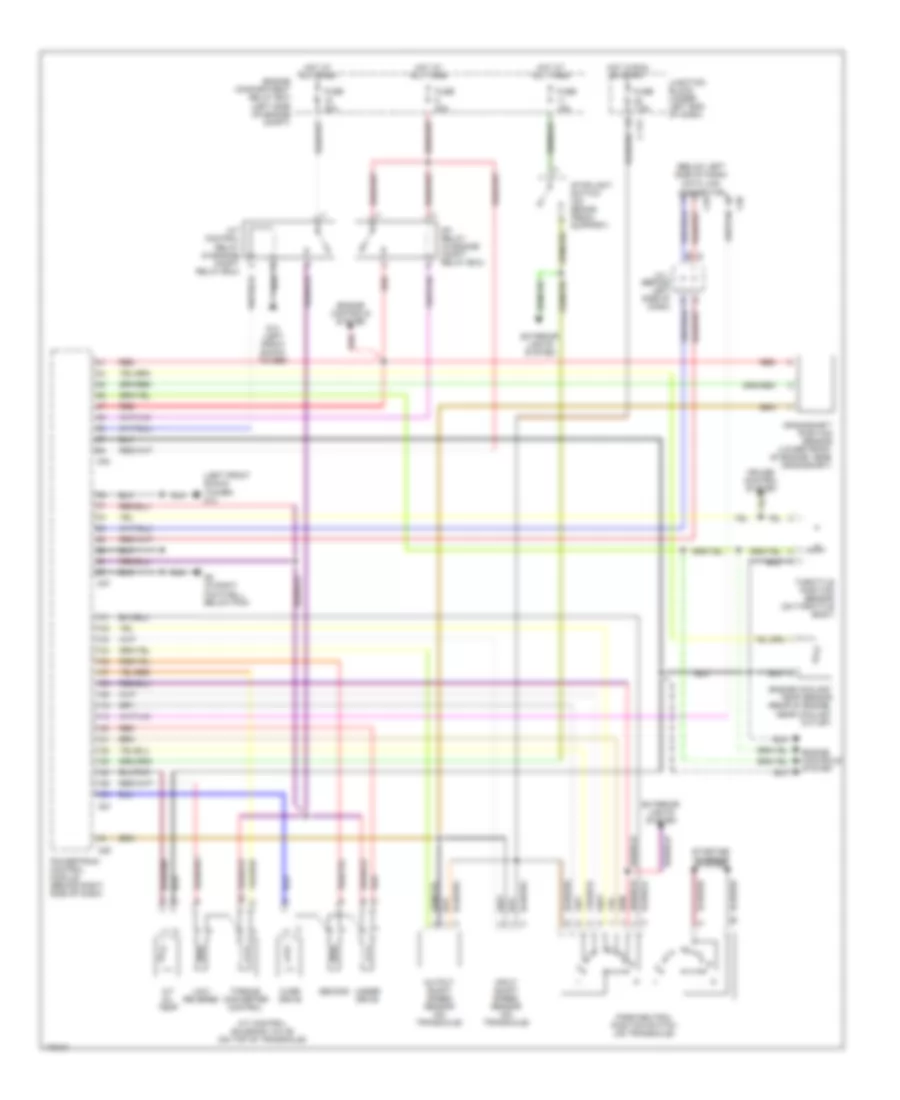 A T Wiring Diagram without Sportronic for Mitsubishi Eclipse GS 2004