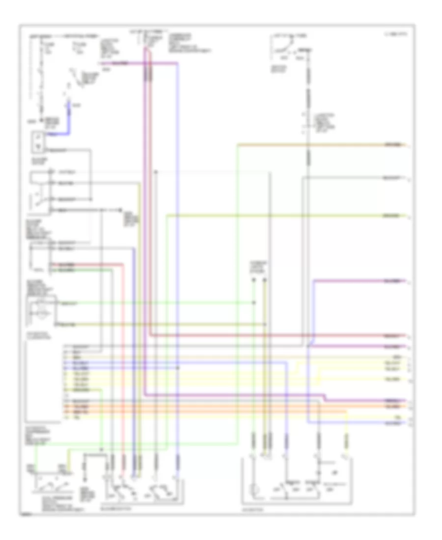 2 0L A C Wiring Diagram A T 1 of 2 for Mitsubishi Eclipse GSX 1995