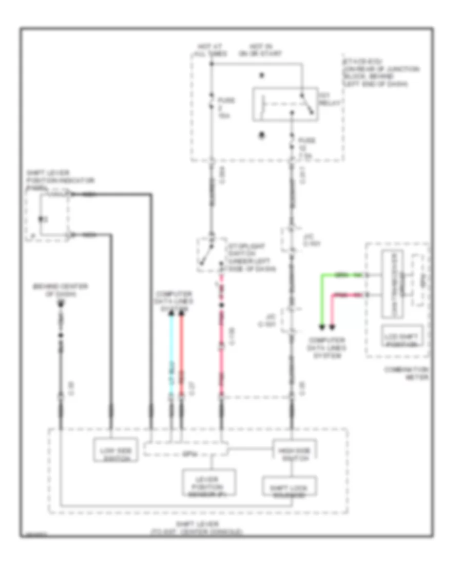 Shift Interlock Wiring Diagram Evolution for Mitsubishi Lancer Evolution MR 2012