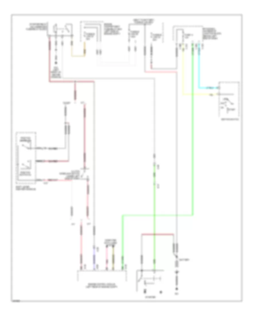 Starting Wiring Diagram, Evolution for Mitsubishi Lancer Evolution MR 2012