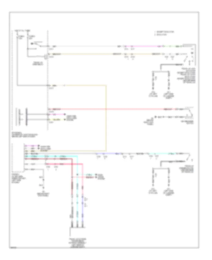 Trunk Release Wiring Diagram for Mitsubishi Lancer Evolution MR 2012