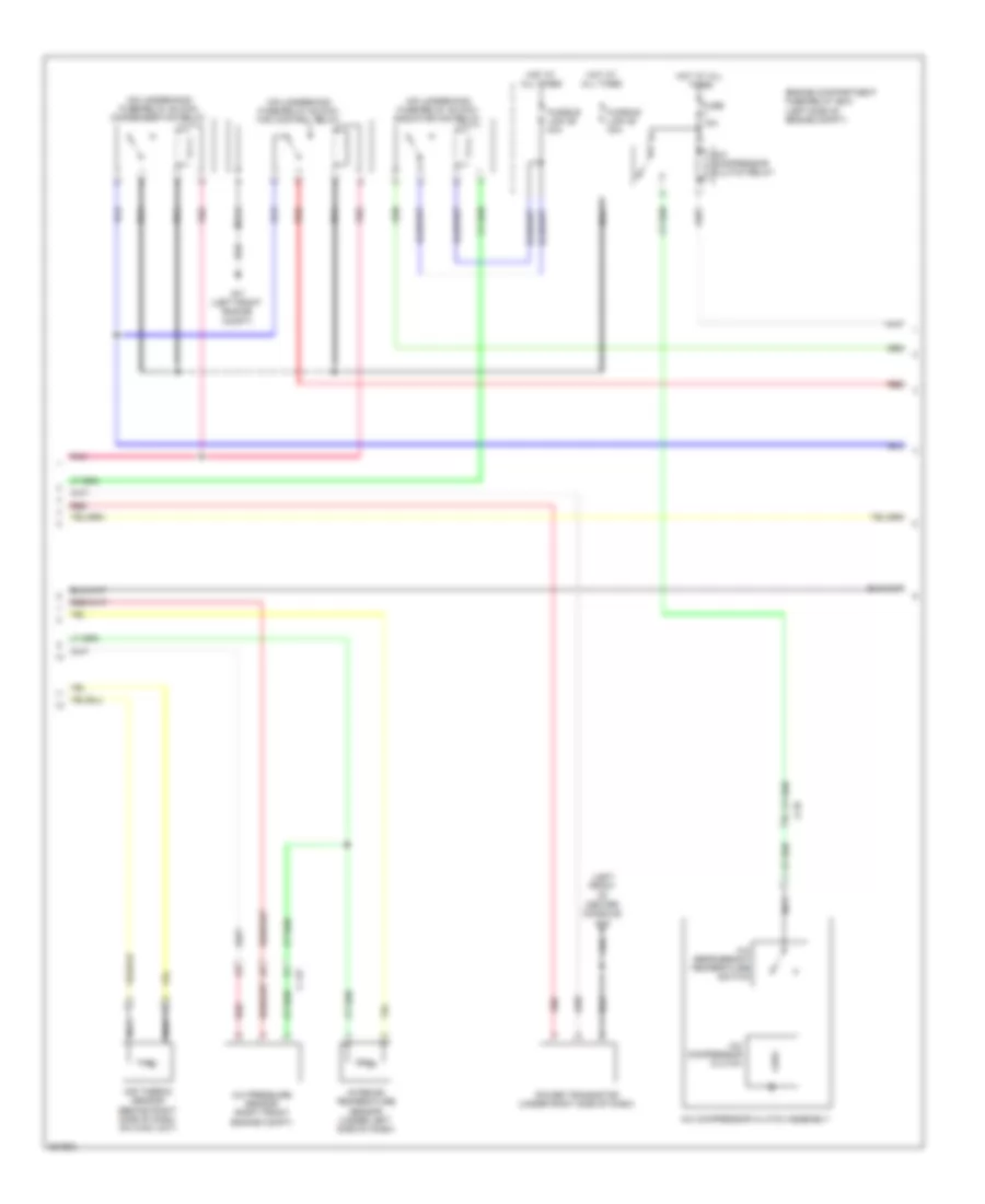 2.0L, Automatic AC Wiring Diagram (2 of 3) for Mitsubishi Lancer Evolution MR 2012