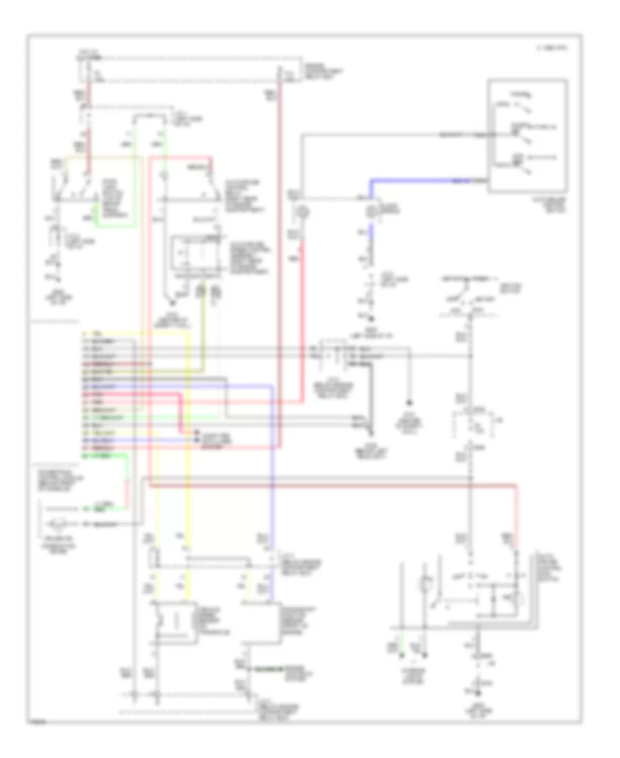 2 0L Cruise Control Wiring Diagram M T for Mitsubishi Eclipse RS 1995
