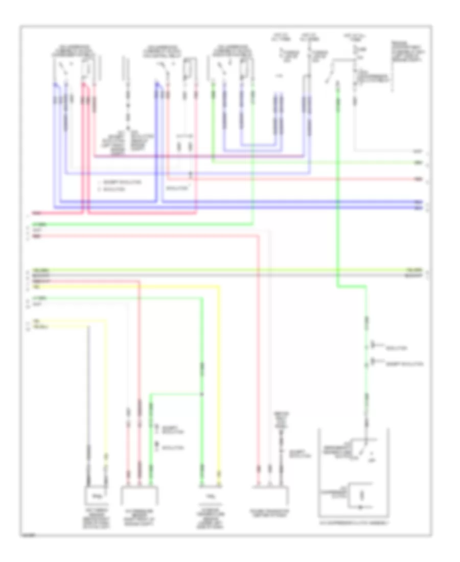 2.0L Turbo, Automatic AC Wiring Diagram (2 of 3) for Mitsubishi Lancer GT 2012