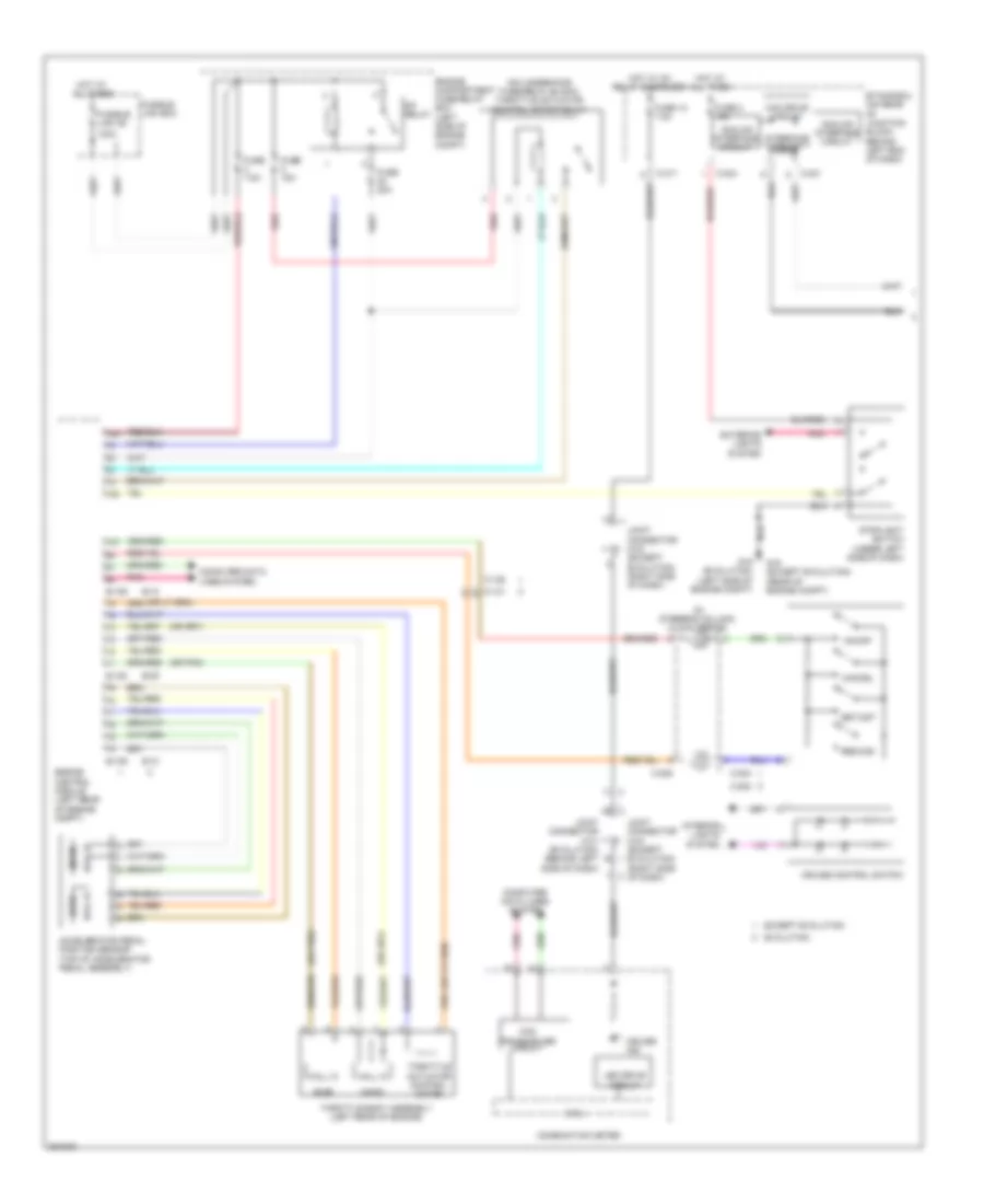 2.0L Turbo, Cruise Control Wiring Diagram (1 of 2) for Mitsubishi Lancer GT 2012