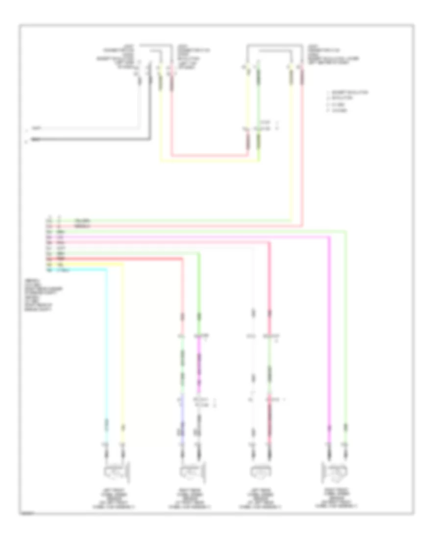 2.0L Turbo, Cruise Control Wiring Diagram (2 of 2) for Mitsubishi Lancer GT 2012