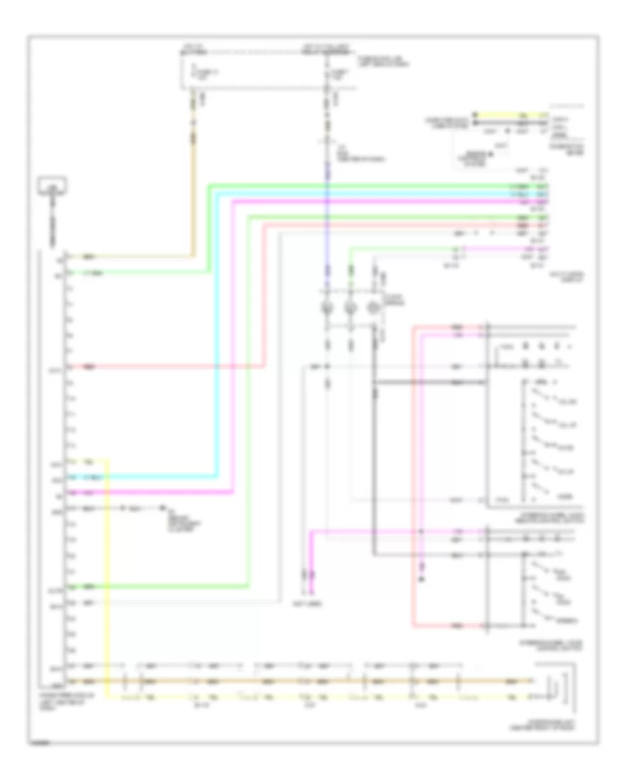 Hands Free Module Wiring Diagram for Mitsubishi i MiEV ES 2014