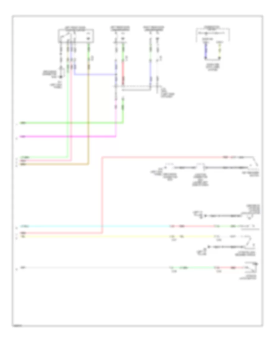 Power Door Locks Wiring Diagram 2 of 2 for Mitsubishi i MiEV ES 2014