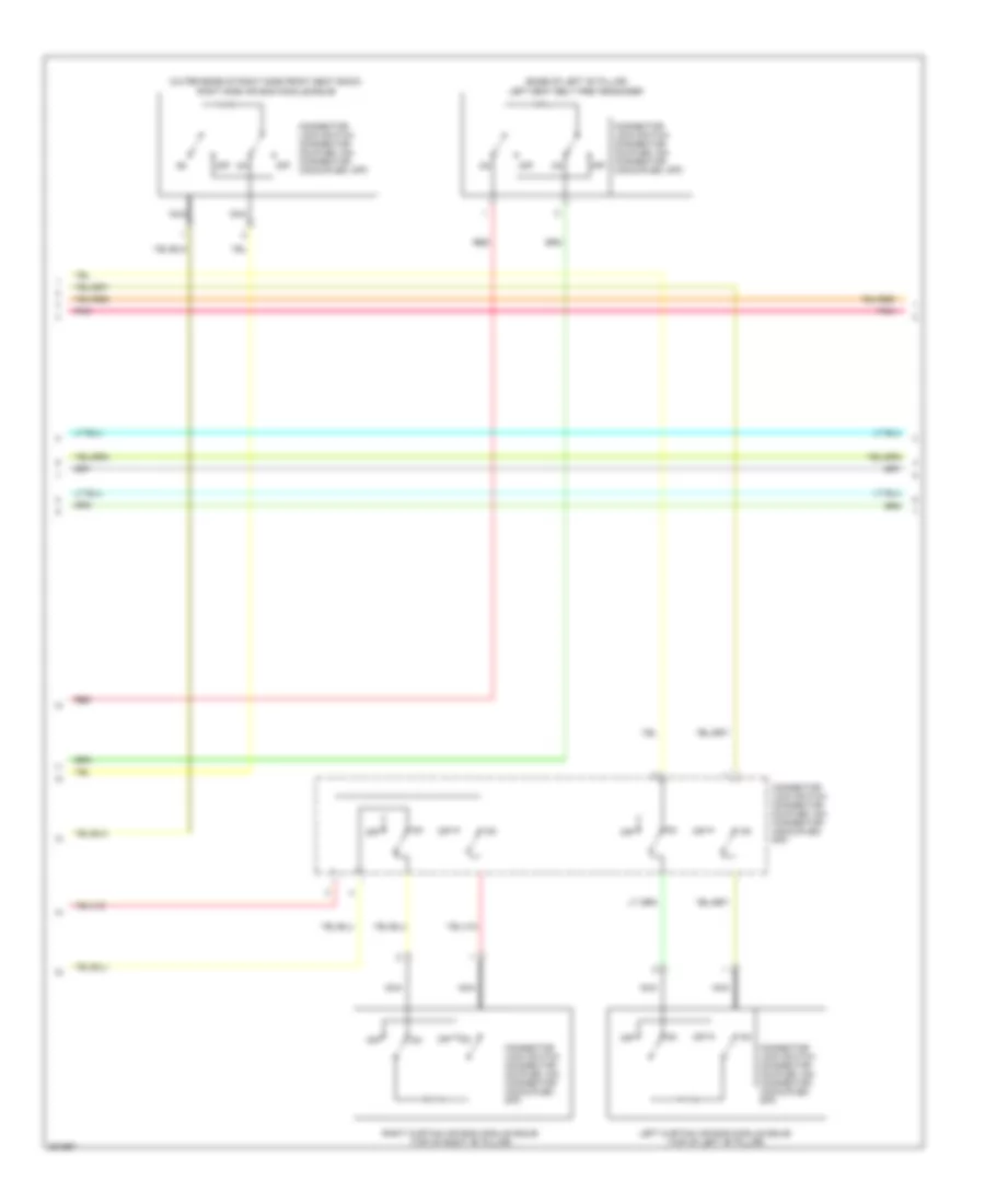 Supplemental Restraints Wiring Diagram 2 of 4 for Mitsubishi i MiEV ES 2014