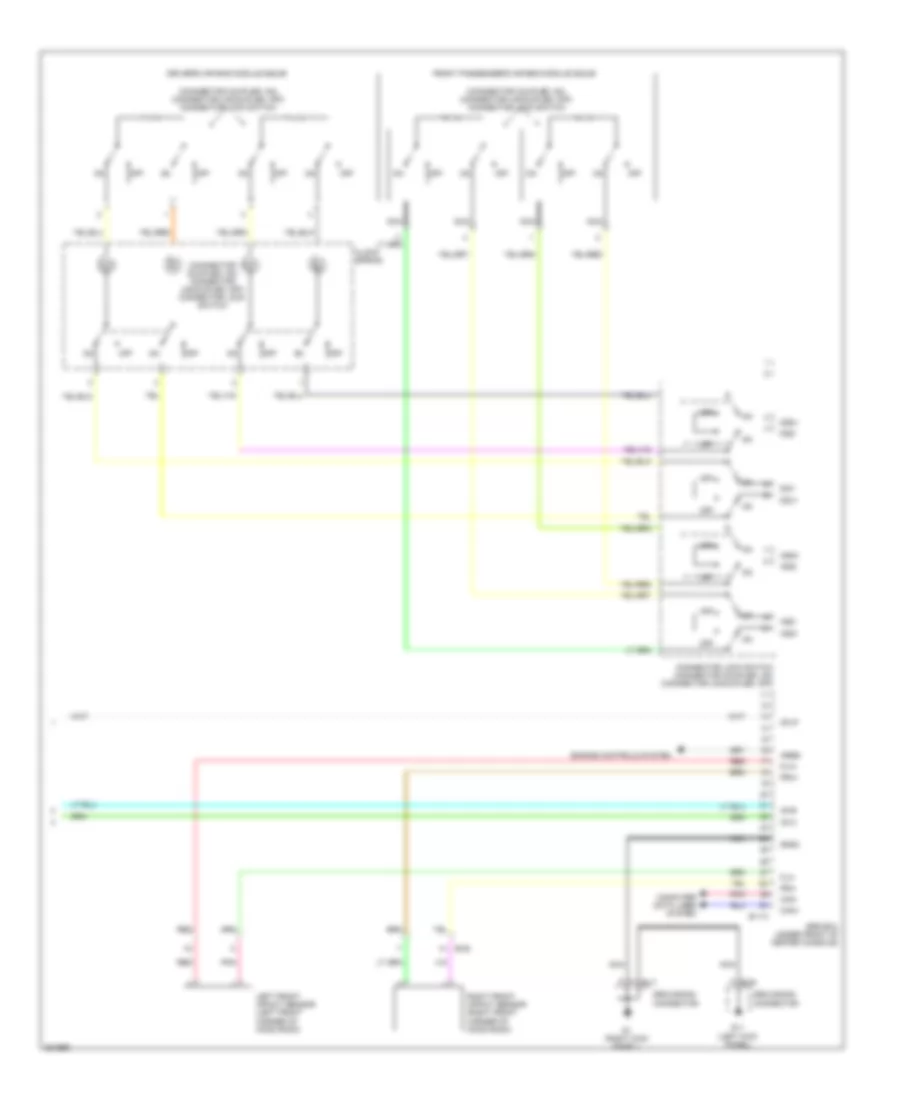 Supplemental Restraints Wiring Diagram 4 of 4 for Mitsubishi i MiEV ES 2014