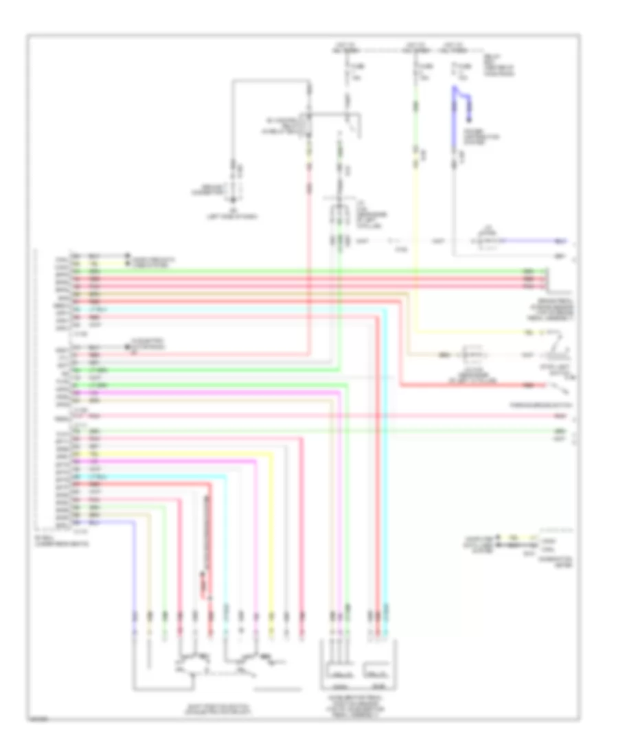 Transmission Wiring Diagram 1 of 2 for Mitsubishi i MiEV ES 2014