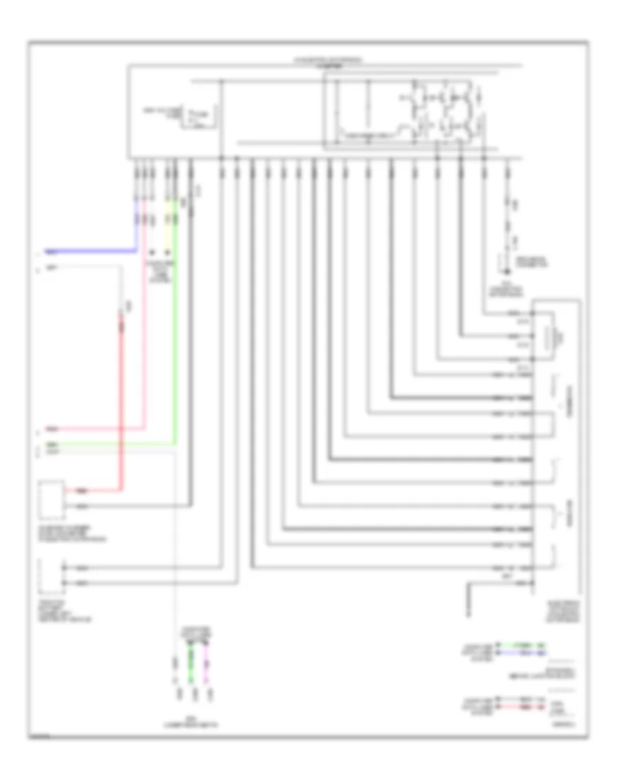Transmission Wiring Diagram 2 of 2 for Mitsubishi i MiEV ES 2014