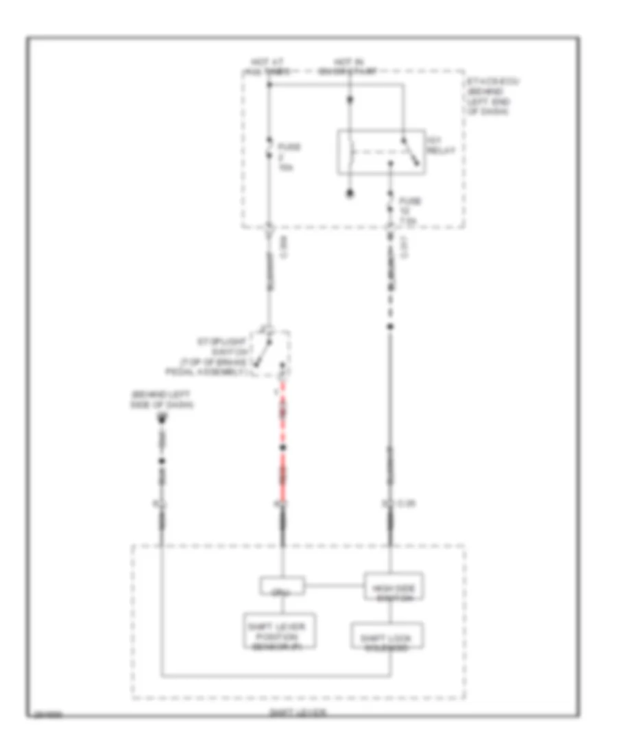 Shift Interlock Wiring Diagram Evolution for Mitsubishi Lancer Evolution MR 2008