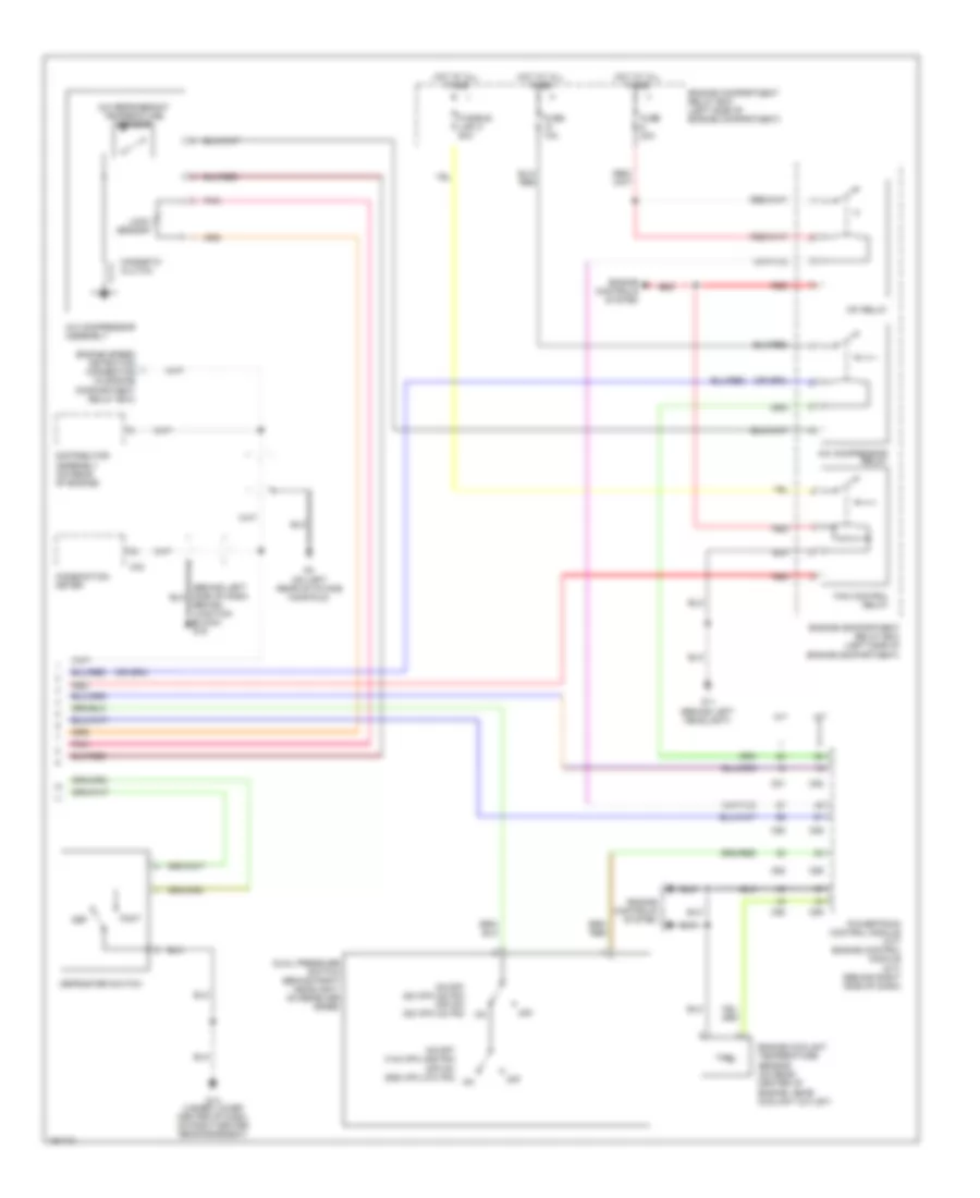 3 0L Manual A C Wiring Diagram 2 of 2 for Mitsubishi Eclipse GTS 2004
