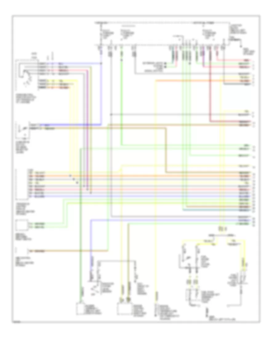 Instrument Cluster Wiring Diagram 1 of 2 for Mitsubishi Expo 1995