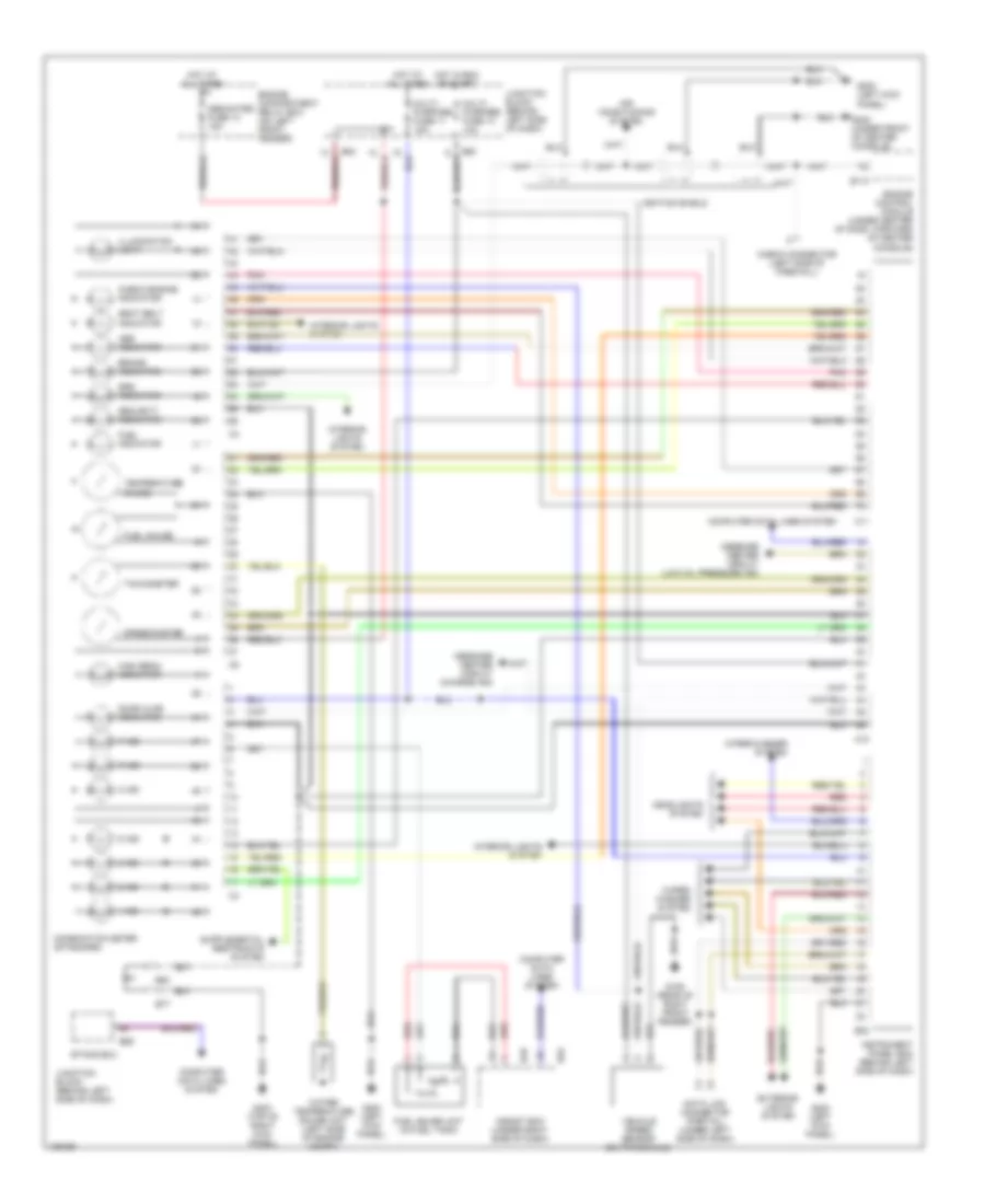 Instrument Cluster Wiring Diagram Base for Mitsubishi Diamante ES 2000
