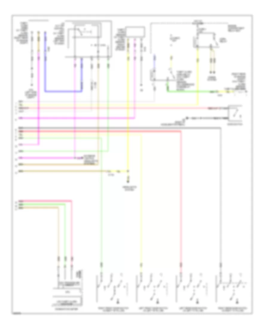 Forced Entry Wiring Diagram Evolution 2 of 2 for Mitsubishi Lancer Ralliart 2012
