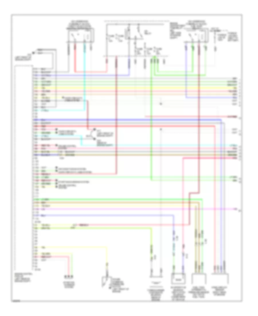 2 0L Turbo Engine Performance Wiring Diagram Except Evolution 1 of 4 for Mitsubishi Lancer Ralliart 2012