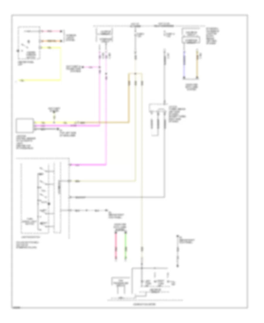 Exterior Lamps Wiring Diagram, Except Evolution (2 of 2) for Mitsubishi Lancer Ralliart 2012