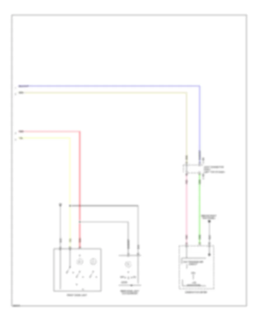 Courtesy Lamps Wiring Diagram, Evolution (2 of 2) for Mitsubishi Lancer Ralliart 2012