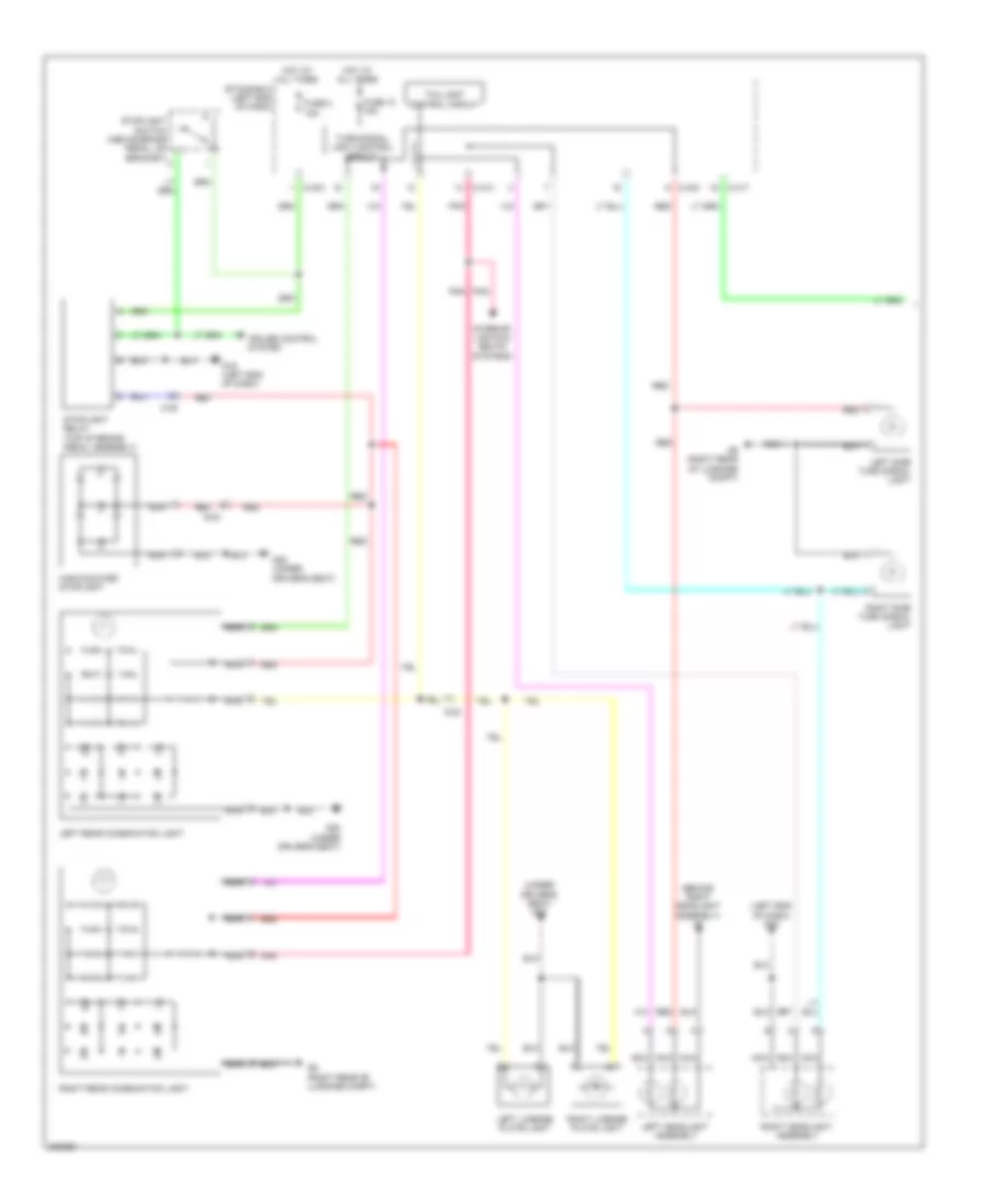 Exterior Lamps Wiring Diagram 1 of 2 for Mitsubishi Outlander Sport SE 2013