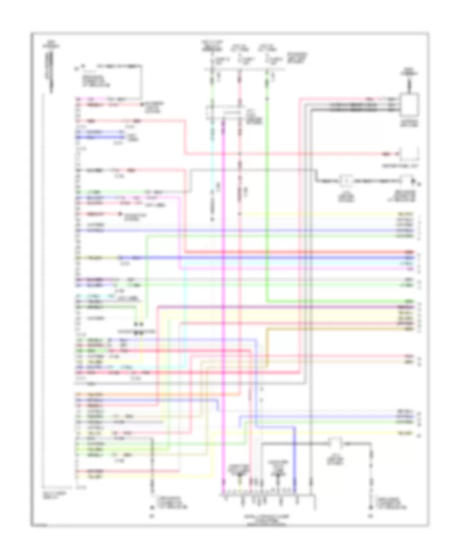 Navigation Wiring Diagram (1 of 3) for Mitsubishi Outlander Sport SE 2013