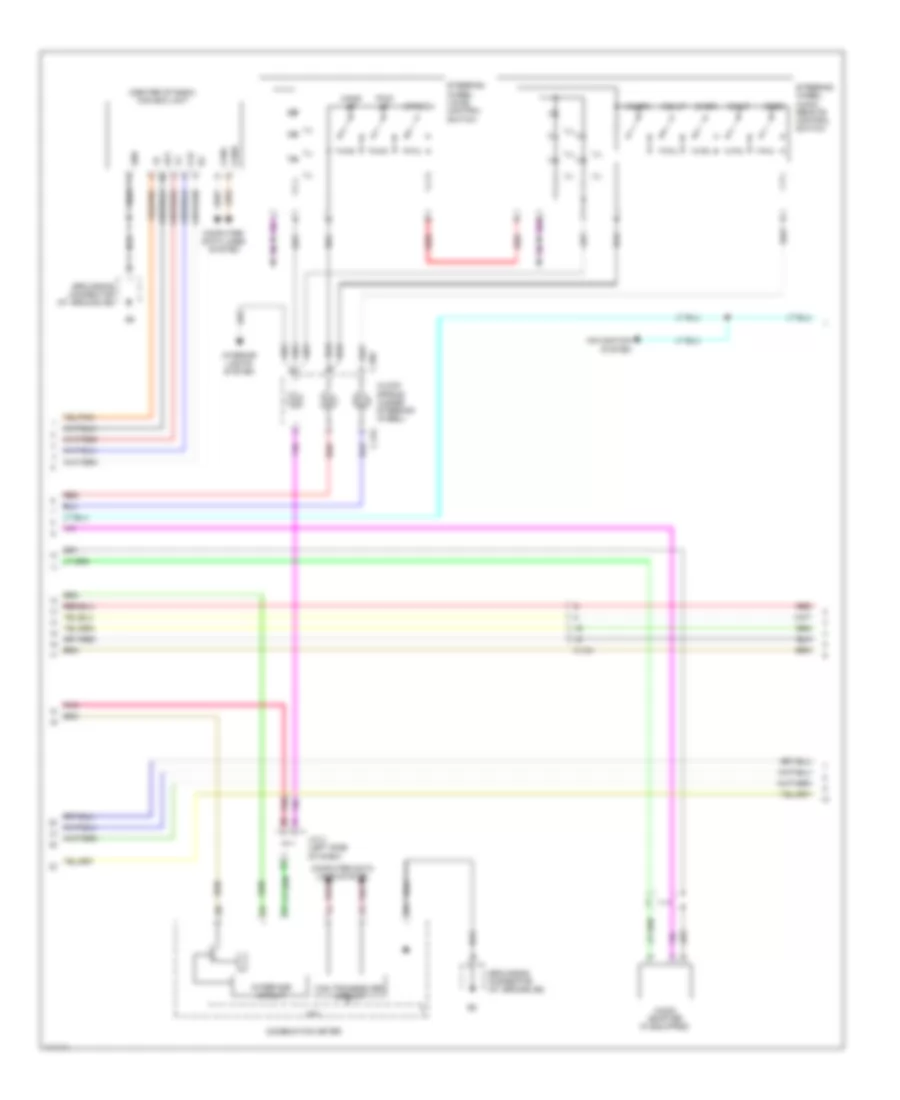 Navigation Wiring Diagram (2 of 3) for Mitsubishi Outlander Sport SE 2013