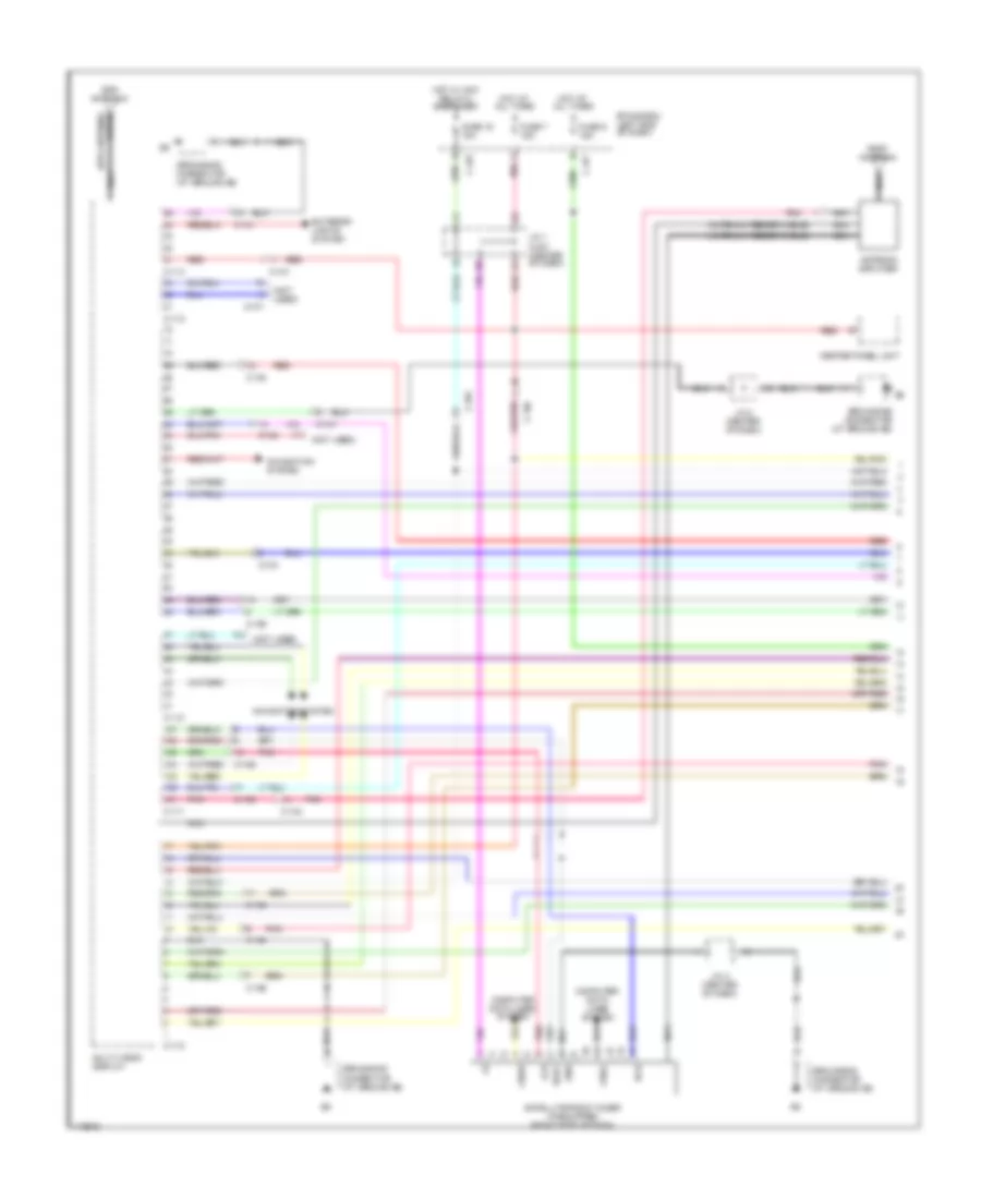 Radio Wiring Diagram with Multi Communication System 1 of 3 for Mitsubishi Outlander Sport SE 2013