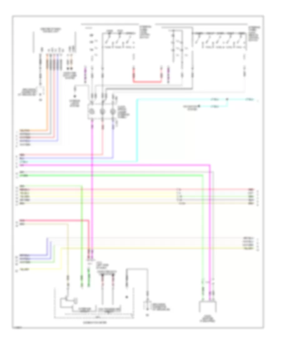 Radio Wiring Diagram with Multi Communication System 2 of 3 for Mitsubishi Outlander Sport SE 2013
