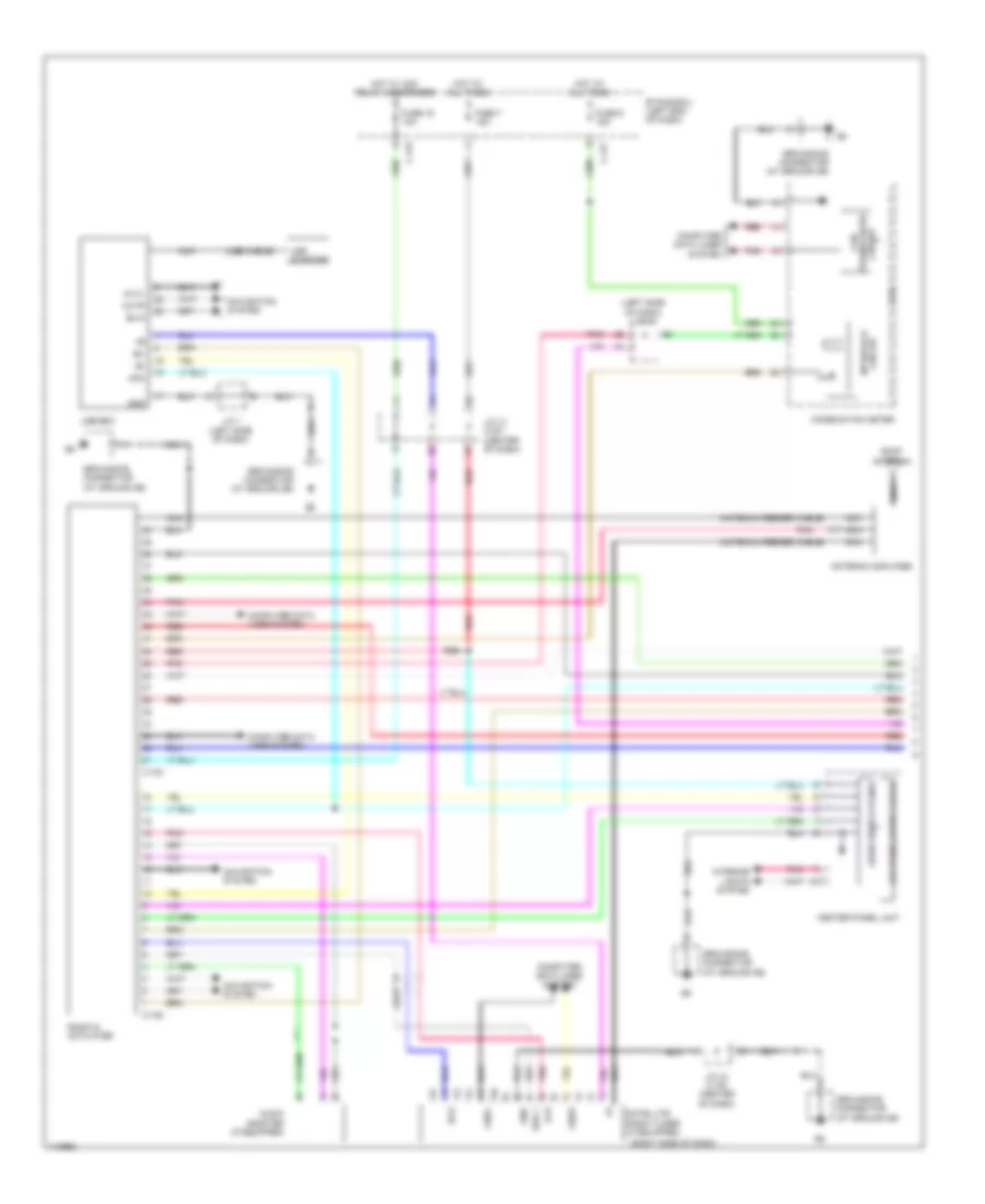 Radio Wiring Diagram without Multi Communication System with Amplifier 1 of 2 for Mitsubishi Outlander Sport SE 2013