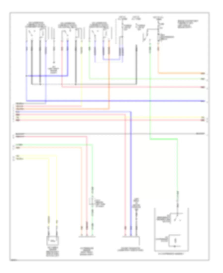 Manual AC Wiring Diagram, Except Evolution (2 of 3) for Mitsubishi Lancer GTS 2008