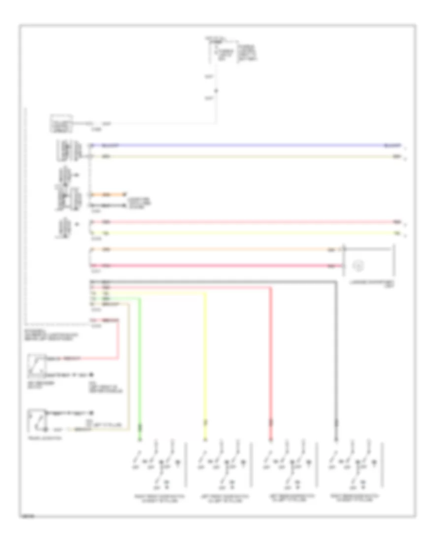 Courtesy Lamps Wiring Diagram Except Evolution 1 of 2 for Mitsubishi Lancer GTS 2008