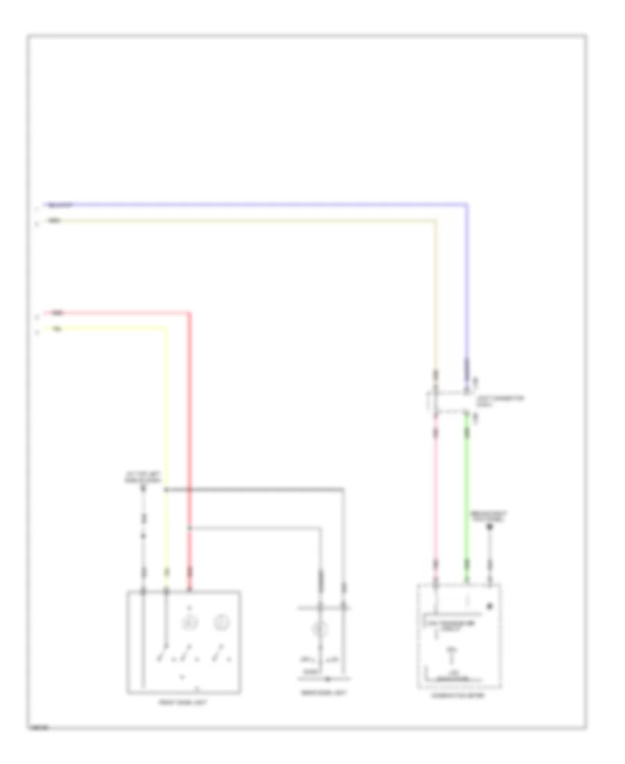 Courtesy Lamps Wiring Diagram, Except Evolution (2 of 2) for Mitsubishi Lancer GTS 2008