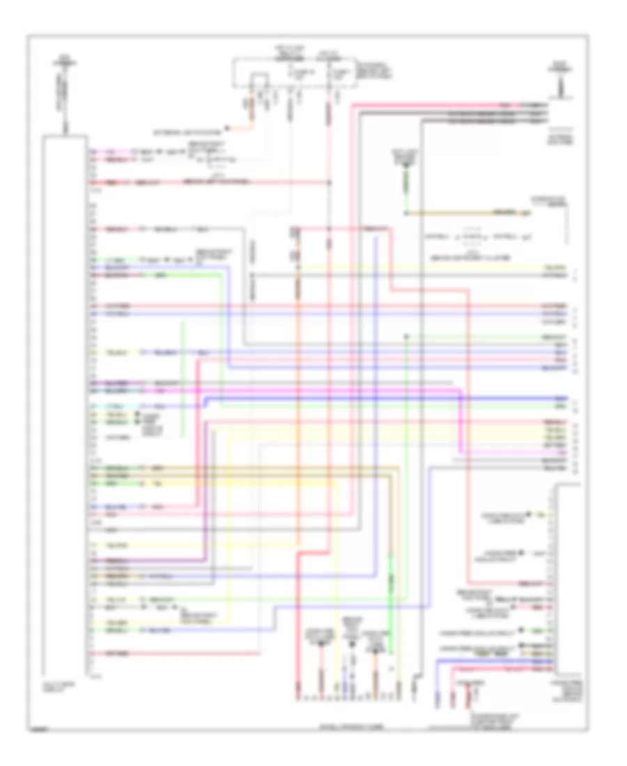 Navigation Wiring Diagram, Evolution (1 of 3) for Mitsubishi Lancer GTS 2008