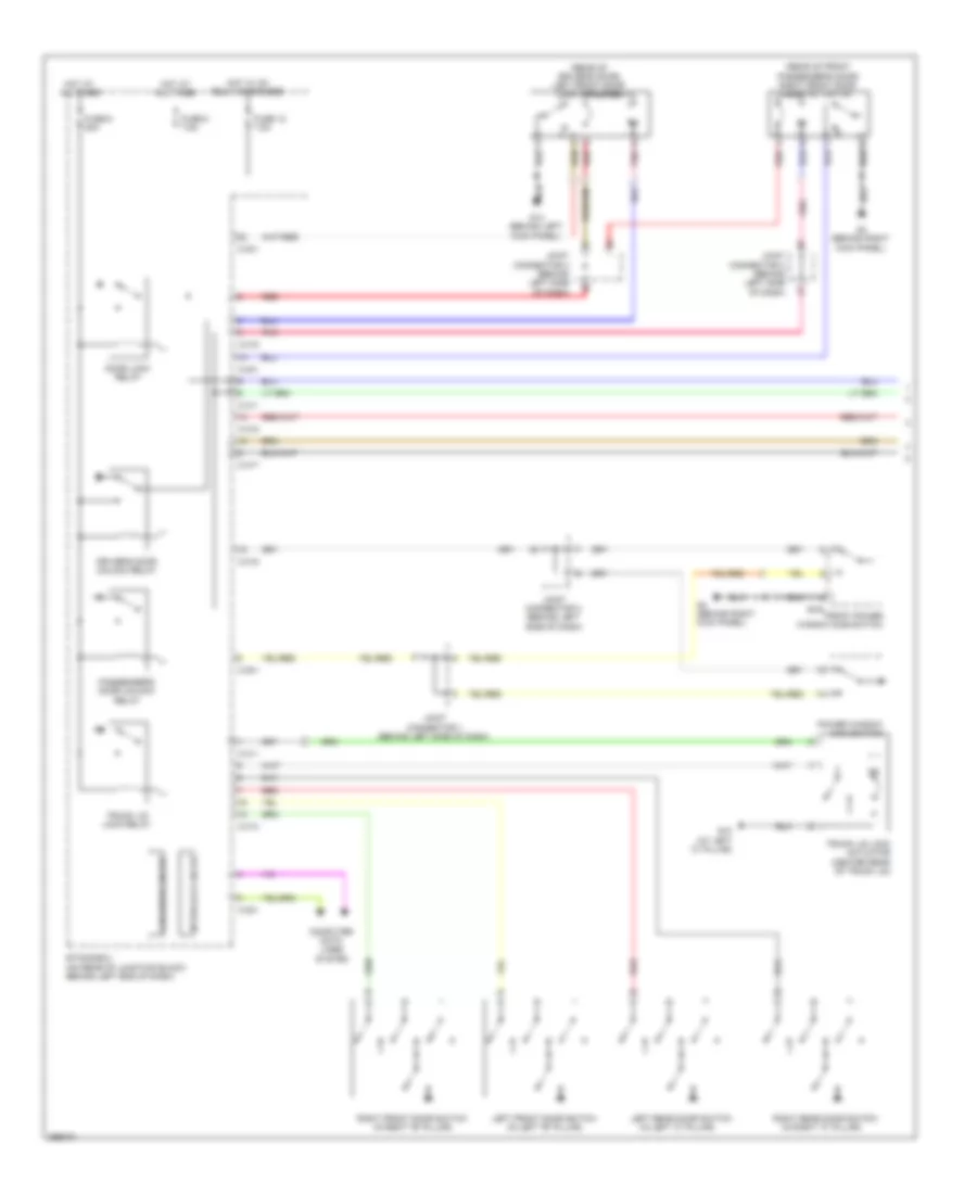 Power Door Locks Wiring Diagram Except Evolution with Keyless Entry 1 of 3 for Mitsubishi Lancer GTS 2008