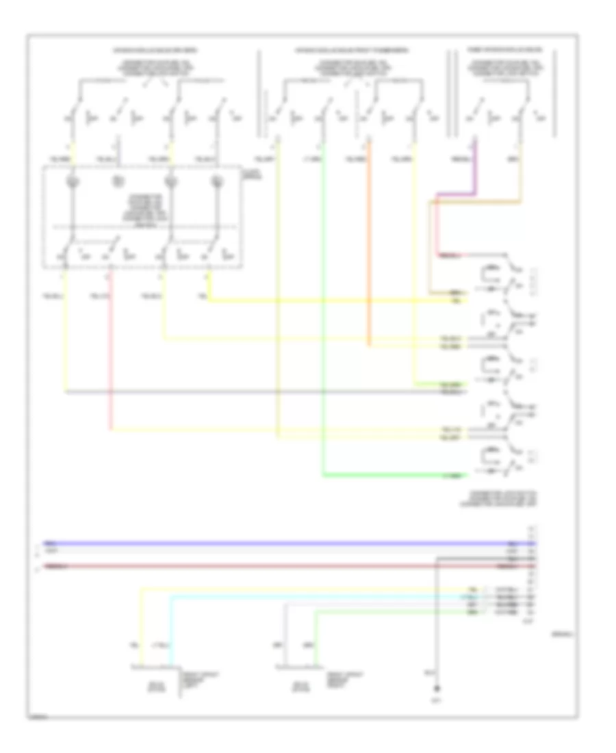 Supplemental Restraints Wiring Diagram Evolution 4 of 4 for Mitsubishi Lancer GTS 2008